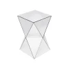 Stolik kawowy LUXURY TRIANGLE 32 cm lustrzany