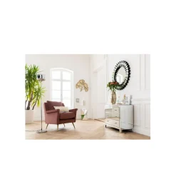 Stolik kawowy LUXURY TRIANGLE 32 cm lustrzany