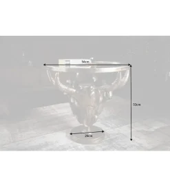 Stolik kawowy Matador 56 cm brązowy