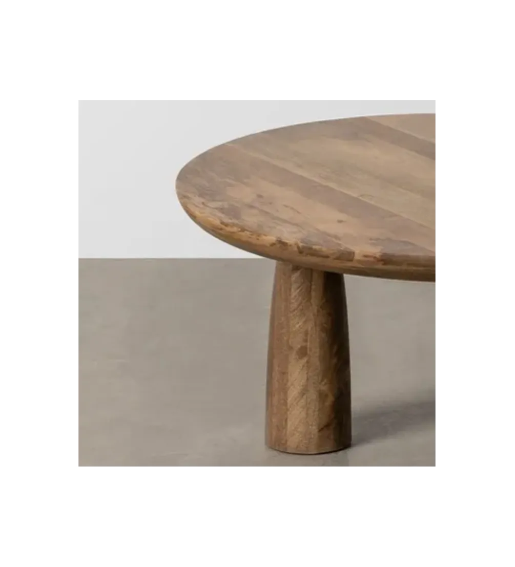 Stolik kawowy MENT 75 cm drewno mango