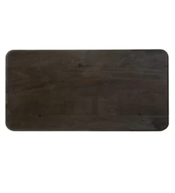Stolik kawowy MEZNATRE 120 cm drewno mango brązowe