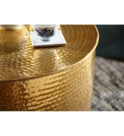 Stolik kawowy MILROY II 61 cm złoty