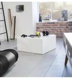 Stolik kawowy MONOBLOC 60 cm biały