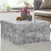 Stolik kawowy MONOBLOC 60 cm w optyce szarego marmuru