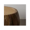 Stolik kawowy MURPI 75 cm drewno mango rattan