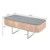 Stolik kawowy NIGATA 110 cm Drewno Mango Brąz