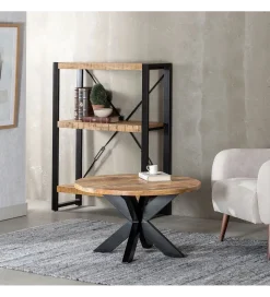 Stolik kawowy OLISA 80 cm drewno mango