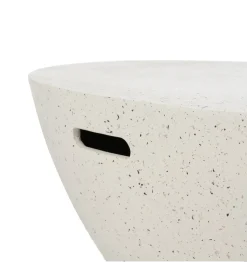 Stolik kawowy OPOKI 90 cm magnez biały