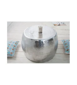 Stolik kawowy Orient 60 cm srebrny