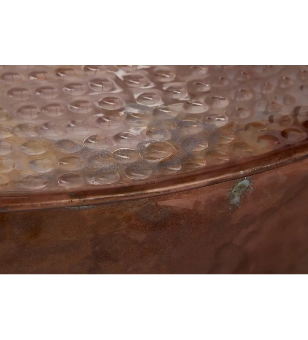 Stolik kawowy Orient II 60 cm antyczna miedź