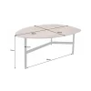 Stolik kawowy PARMIO 85 cm drewno sheesham