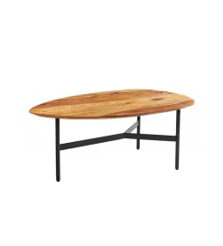 Stolik kawowy PARMIO 85 cm drewno sheesham