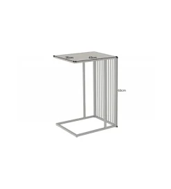 Stolik kawowy PASCAL 35 cm w optyce czarnego marmuru
