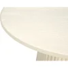 Stolik kawowy PATO 50 cm drewno mango biała