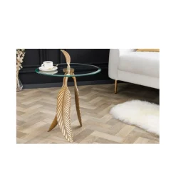 Stolik kawowy PENNA 44 cm złoty