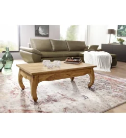 Stolik kawowy PINAR 110 cm drewno akacja