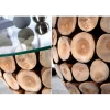 Stolik kawowy Pure Nature 70 cm drewno Teak