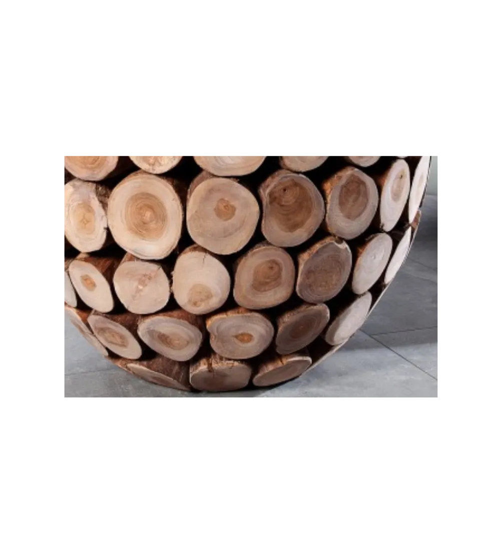 Stolik kawowy Pure Nature 70 cm drewno Teak