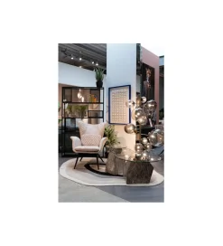 Stolik kawowy ROCKY 45 cm szary marmur