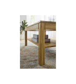 Stolik kawowy SALEM 115 cm dąb lity sękaty