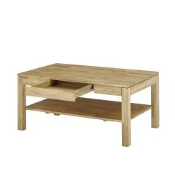 Stolik kawowy SALEM 115 cm dąb lity sękaty