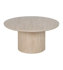 Stolik kawowy SAMETR 90 cm jasnobeżowy