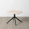 Stolik kawowy SASAN 60 cm efekt białego marmuru