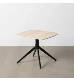 Stolik kawowy SASAN 60 cm efekt białego marmuru