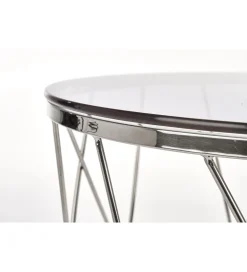 Stolik kawowy SELENA 55 cm srebrny