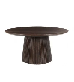 Stolik kawowy SELVETOR 80 cm w kolorze orzecha