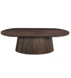 Stolik kawowy SELVETOR 120 cm w kolorze orzecha