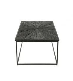 Stolik kawowy Shanil 120 cm drewno czarny