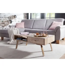 Stolik kawowy SIKAR 95 cm drewno mango
