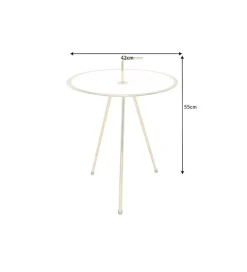Stolik Kawowy Simply Clever 42 cm biały