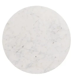 Stolik kawowy SPINDIMA 80 cm drewno mango marmur