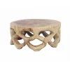 Stolik kawowy SUAR 70 cm drewno suar naturalne