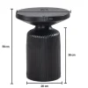 Stolik kawowy SUZAM 40 cm czarny