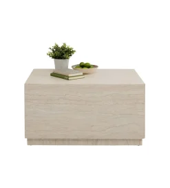 Stolik kawowy TRAVERTINO TRUNK 80 x 60 cm