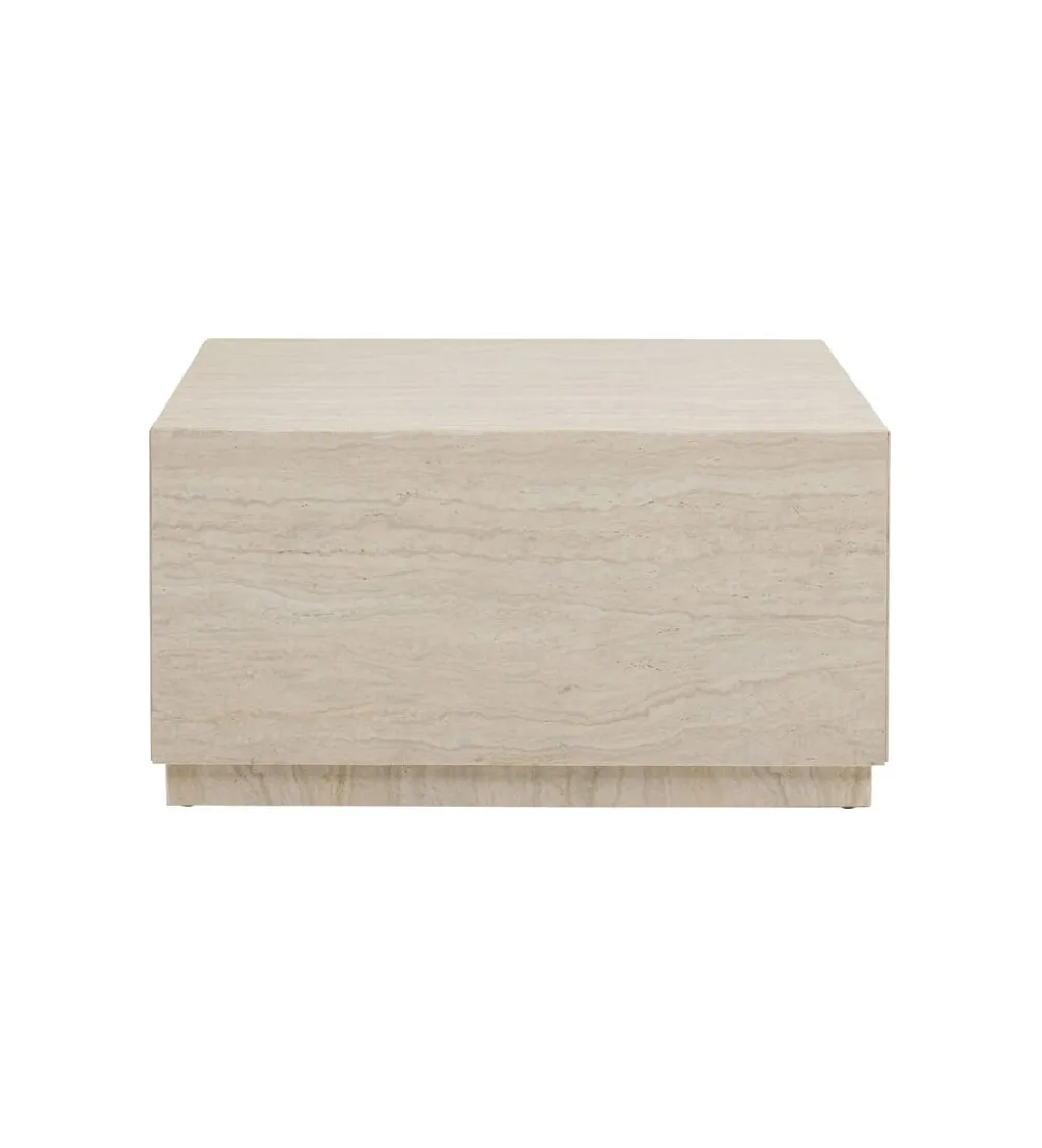 Stolik kawowy TRAVERTINO TRUNK 80 x 60 cm