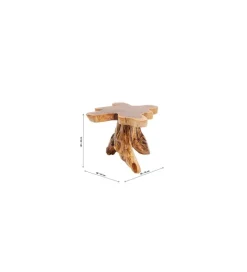 Stolik kawowy Tree 50 cm drewno teak