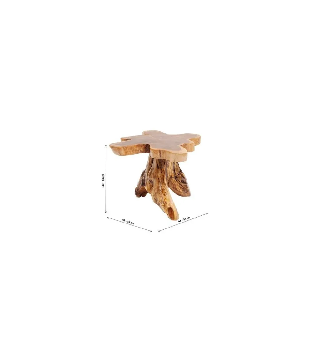 Stolik kawowy Tree 50 cm drewno teak