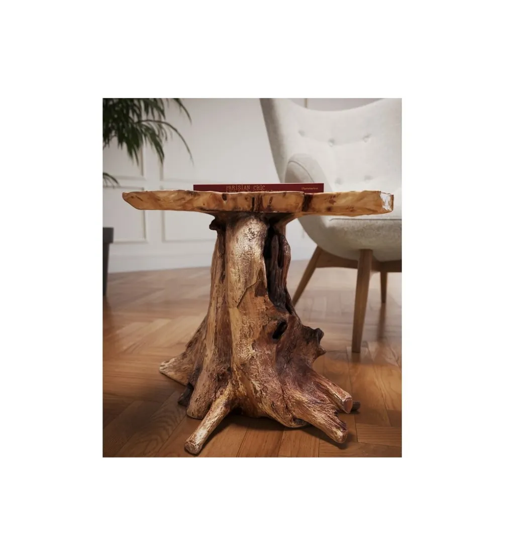 Stolik kawowy Tree 50 cm drewno teak