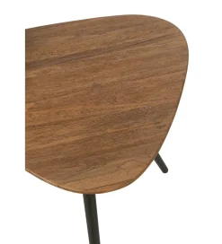 Stolik kawowy UDINE set 2 drewno teak