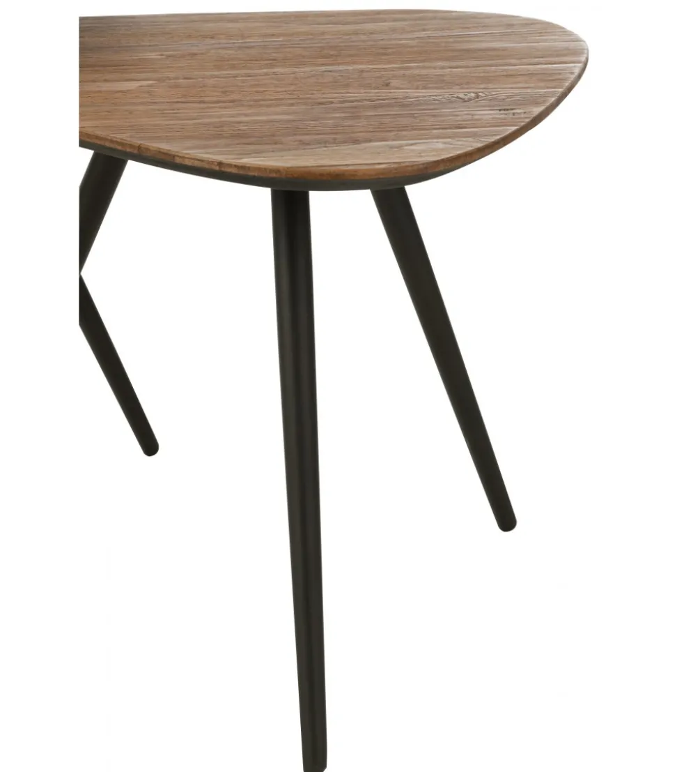 Stolik kawowy UDINE set 2 drewno teak