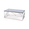 Stolik kawowy UNIVERSE 120 cm srebrny