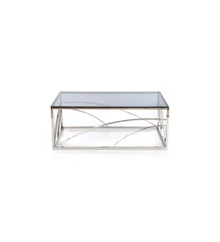 Stolik kawowy UNIVERSE 120 cm srebrny
