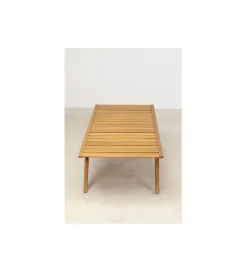 Stolik kawowy VALENCIA 120 x 60 cm drewno akcja