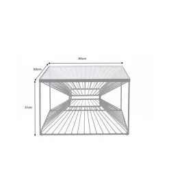 Stolik kawowy VARIA 60 cm czarny