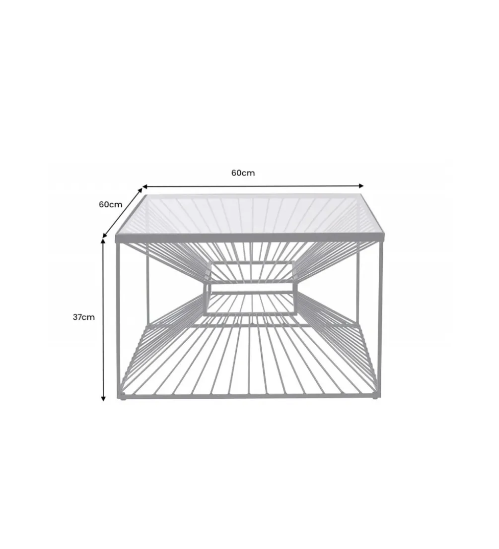 Stolik kawowy VARIA 60 cm czarny