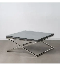 Stolik kawowy VERTA 100 cm szklany